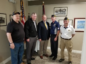 Don Hawkins, Mayor Ballard, Dennis Wimer, Paul Norton & Hal Daniels