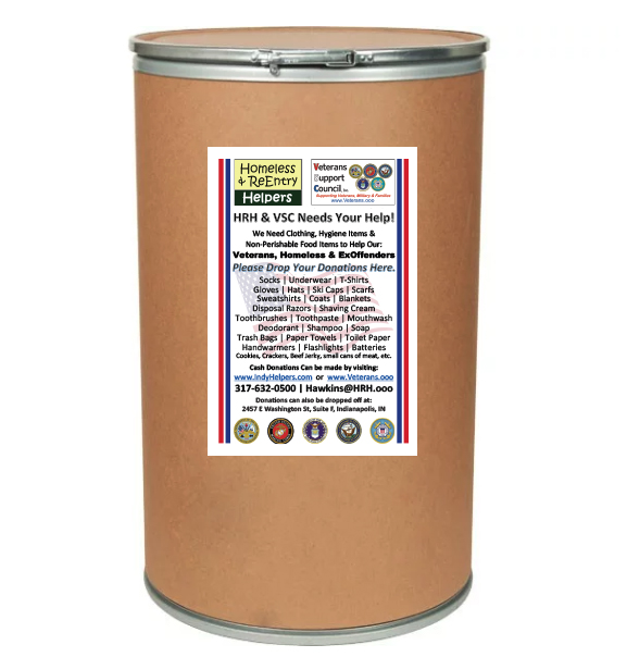 VSC's & HRH's Donation Barrel 