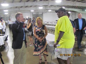 Mayor Joe Hogsett, Representative Karlee Macer & Thomas Harris