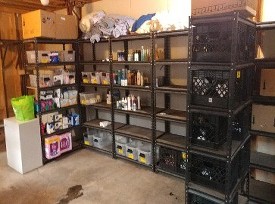 Where we kept our Hygeine items