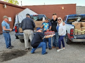 Veterans helping deliver 125 food boxes to Veterans families