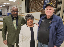 State Representative John Bartlett, Dr. Doty Taylor & Don Hawkins at the Veterans Voices conference